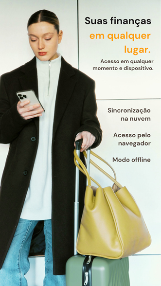 Finanças acessíveis em qualquer lugar